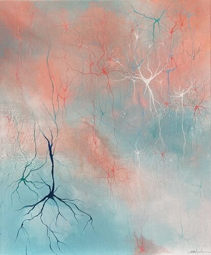 Elévation intérieure by Sandrine Belmont, Painting for Sale on Singulart