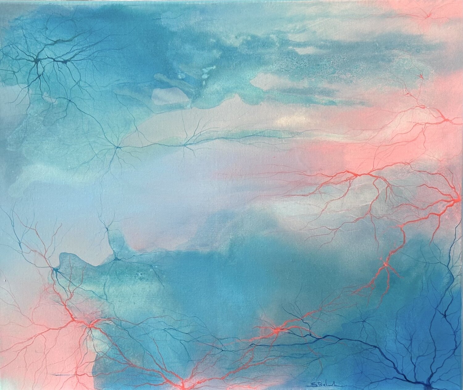Espace retrouvé Sandrine Belmont Pintura original en venta