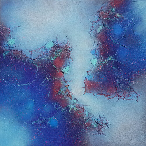 Twin lakes von Jean-Roch Klethi, Malerei kaufen auf Singulart