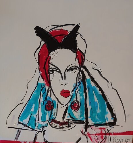 Frau Freiheit par Louise Lunghard, Peinture en vente sur Singulart
