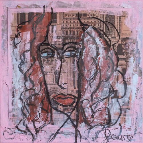 Zwischen den Häusern by Louise Lunghard, 회화 for Sale on Singulart