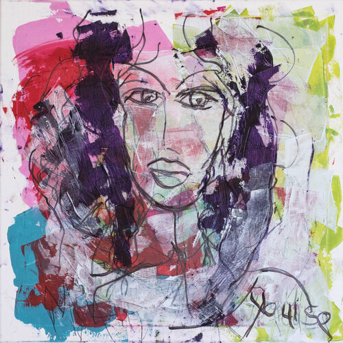 zerrissene Gedanken de Louise Lunghard, Pintura a la venta en Singulart