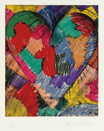 The Heart Called Paris Spring (1982) van Jim Dine, Afdruk te koop op Singulart