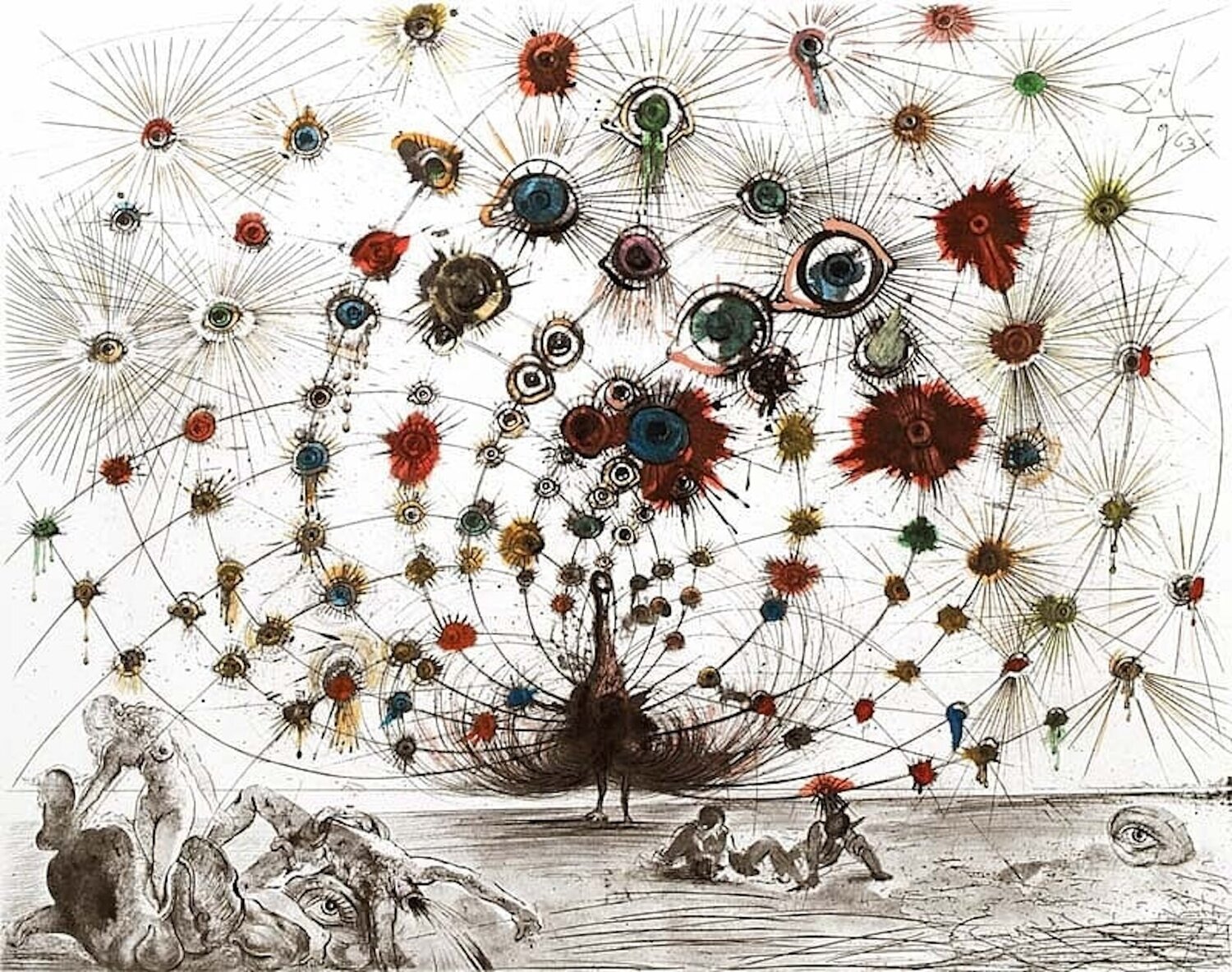 Argus (in Color) Salvador Dalí Werk auf Papier zu verkaufen