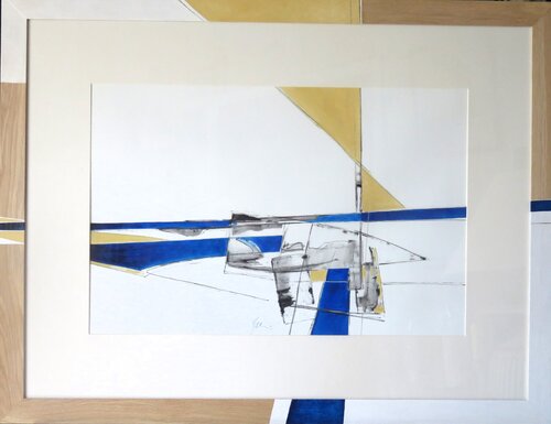 deux voiliers au mouillage von Yves Maximo, Malerei kaufen auf Singulart