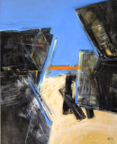 Coucher de soleil sur les falaises von Yves Maximo, Malerei kaufen auf Singulart