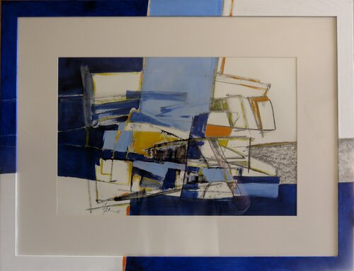 barques au quai 2 von Yves Maximo, Werk auf Papier kaufen auf Singulart