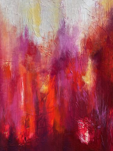 Red attraction par Dipl.-Design. Kerstin Nieto Madrid, Peinture en vente sur Singulart