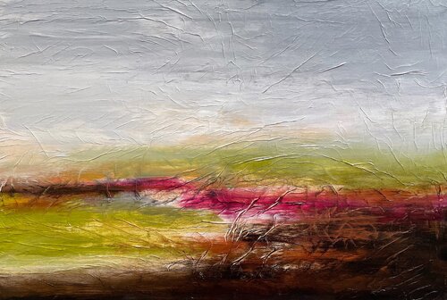 Herbstlandschaft di Dipl.-Design. Kerstin Nieto Madrid, Pittura in vendita su Singulart