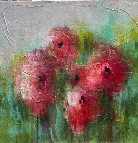 Flüstern der Blüten I par Dipl.-Design. Kerstin Nieto Madrid, Peinture en vente sur Singulart