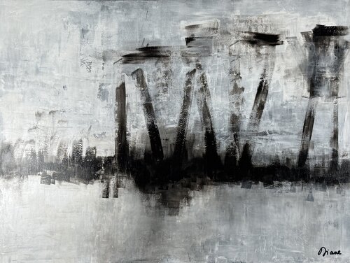 Les quais par Diane Coso, Peinture en vente sur Singulart