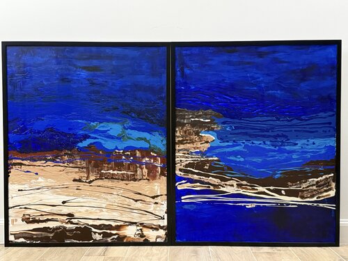 diptyque Olzo-Tettola par Diane Coso, Peinture en vente sur Singulart