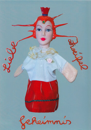 Prinzessin mit Schrift im Haar von Axel Schäffler, Andere Medien kaufen auf Singulart