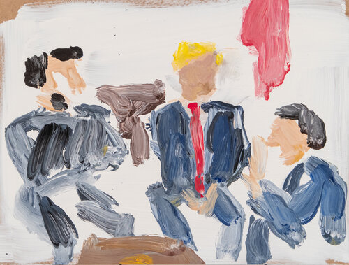 Oval Office, 28.2.25 von Axel Schäffler, Malerei kaufen auf Singulart