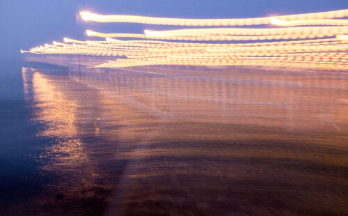 Photo Painting No 12, Lights in the Water van Jakub Tadeusz Gadek, Fotografie te koop op Singulart