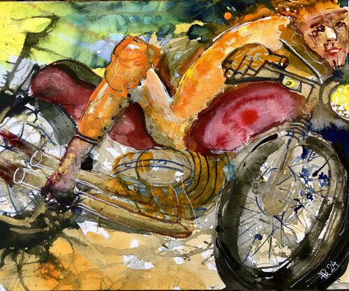 MOTORRAD-PHANTASIE No. 2 von Philipp Klein, Werk auf Papier kaufen auf Singulart