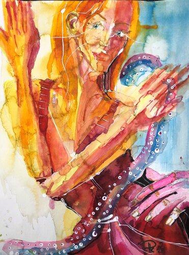 DER LETZTE TANGO IN ROT di Philipp Klein, Opera su carta in vendita su Singulart