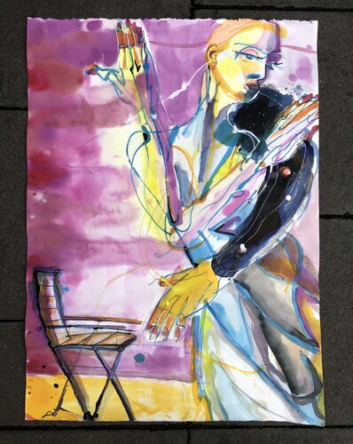 DER LETZTE TANGO von Philipp Klein, Werk auf Papier kaufen auf Singulart