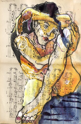 PIN-UP III by Philipp Klein, Work on Paper for Sale on Singulart
