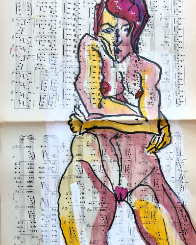 PIN-UP IV by Philipp Klein, Work on Paper for Sale on Singulart