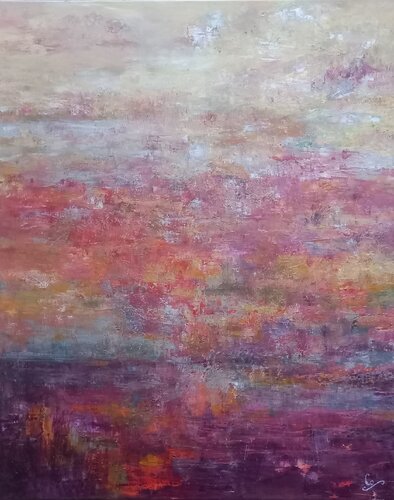 Crépuscule von Corinne FOUCOUIN, Malerei kaufen auf Singulart