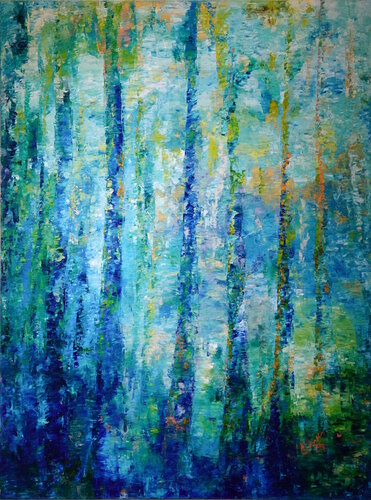 Aqua 3 by Corinne FOUCOUIN, 絵画 for Sale on Singulart