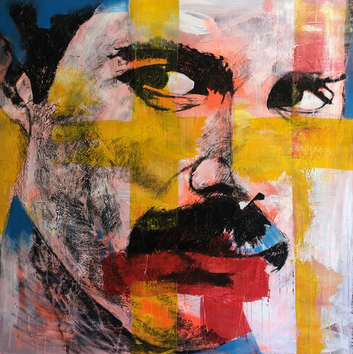 Fredy Mercury "Queen" di Maximilian Lochner "Lomax", Pittura in vendita su Singulart