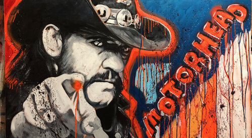Lemmy Kilmister "Motorhead" van Maximilian Lochner "Lomax", Schilderij te koop op Singulart