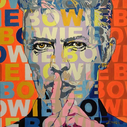 David Bowie van Maximilian Lochner "Lomax", Schilderij te koop op Singulart