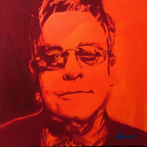 Elton John di Maximilian Lochner "Lomax", Pittura in vendita su Singulart