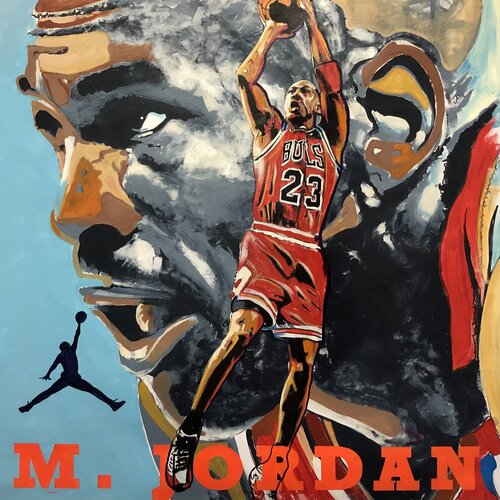 Michael Jorden "AIR JORDAN" di Maximilian Lochner "Lomax", Pittura in vendita su Singulart