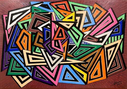 composizione numero 20 by fabrizio sironi, Painting for Sale on Singulart