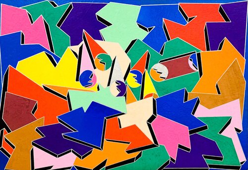 composizione numero   51 van fabrizio sironi, Schilderij te koop op Singulart