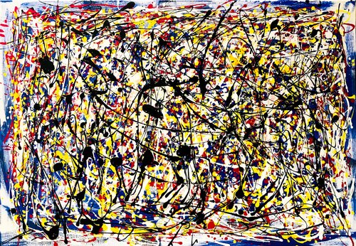 composizione numero  47 di fabrizio sironi, Pittura in vendita su Singulart