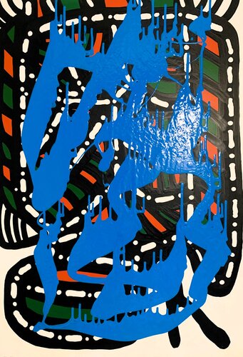 composizione numero  59 di fabrizio sironi, Pittura in vendita su Singulart