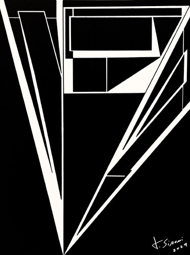 composizione numero 3 von fabrizio sironi, Malerei kaufen auf Singulart