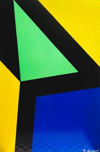 composizione numero 13 di fabrizio sironi, Pittura in vendita su Singulart