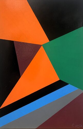 composizione numero 15 by fabrizio sironi, Painting for Sale on Singulart