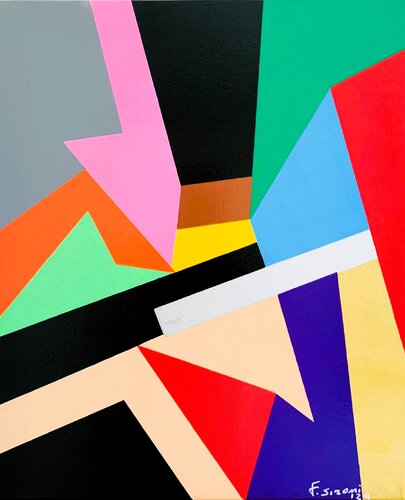 composizione numero 16 van fabrizio sironi, Schilderij te koop op Singulart