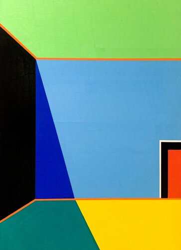 composizione numero 24 di fabrizio sironi, Pittura in vendita su Singulart