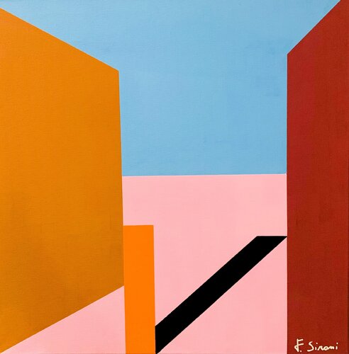 composizione numero 29 von fabrizio sironi, Malerei kaufen auf Singulart