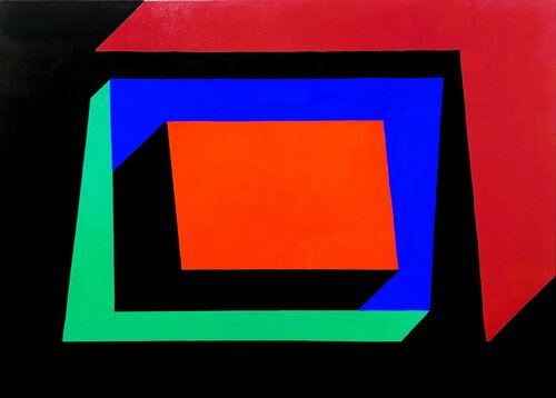 composizione numero 6 von fabrizio sironi, Malerei kaufen auf Singulart