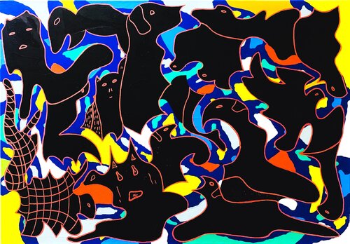 composizione numero 2 von fabrizio sironi, Malerei kaufen auf Singulart