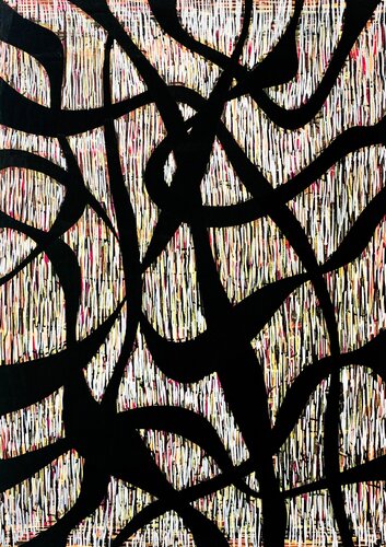 contrasto tra caos e ordine von fabrizio sironi, Malerei kaufen auf Singulart