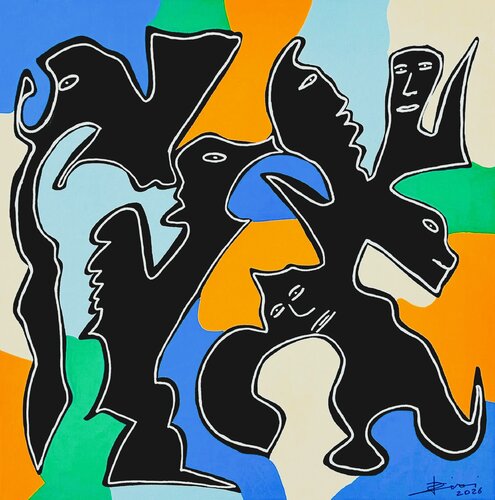 gioco di emozioni by fabrizio sironi, Painting for Sale on Singulart