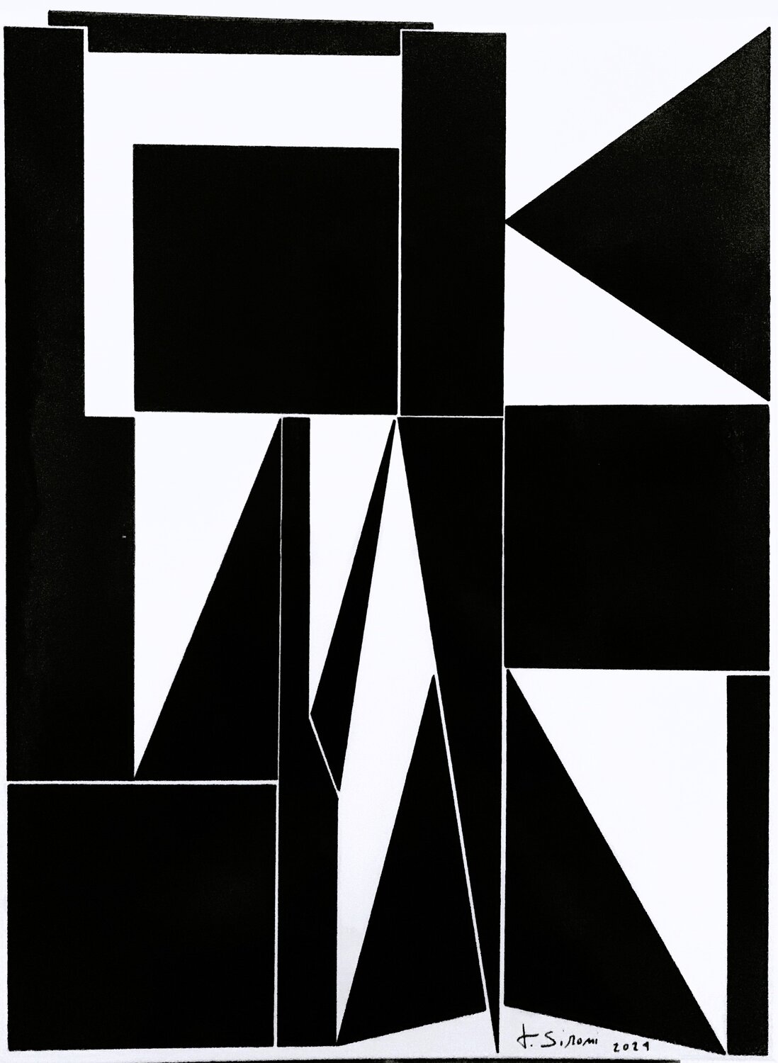composizione numero 5 fabrizio sironi