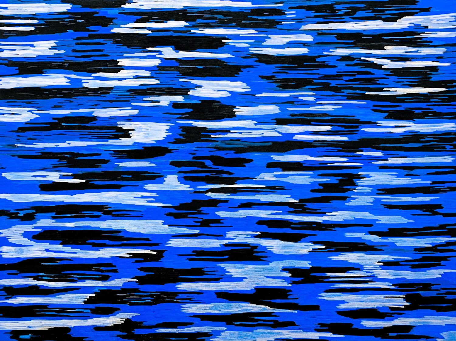 movimento incessante dell'acqua fabrizio sironi Originalgemälde zu verkaufen