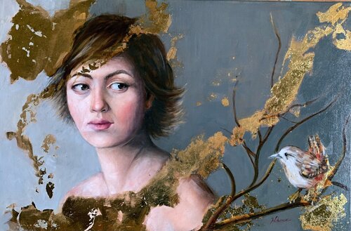 L' Ascolto by maria romano, Painting for Sale on Singulart