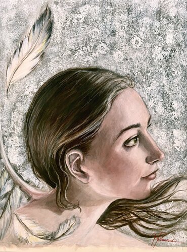L' Angelo by maria romano, 소묘 for Sale on Singulart
