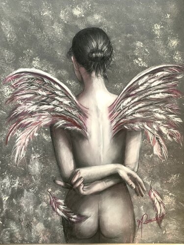 Angelo Silenzioso by maria romano, Drawing for Sale on Singulart